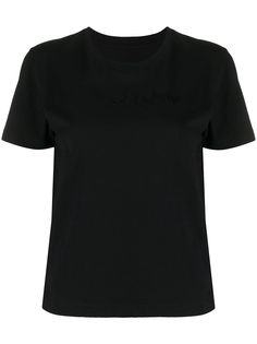 Mm6 Maison Margiela укороченная футболка с короткими рукавами