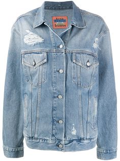 Acne Studios 2000 patched-up denim jacket