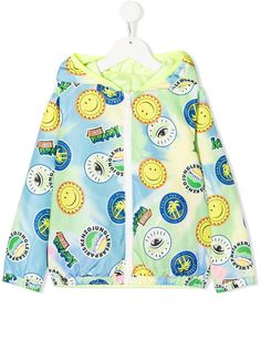 Kenzo Kids logo zipped jacket