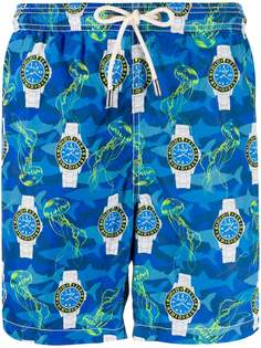 Mc2 Saint Barth Underwater-print swim shorts