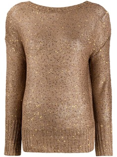 Snobby Sheep embroidered long-sleeve jumper