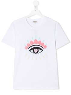 Kenzo Kids TEEN logo patch T-shirt