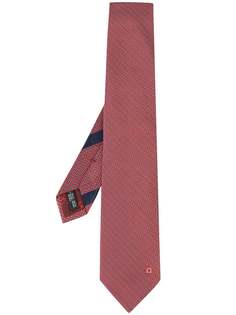 Salvatore Ferragamo галстук с геометричной вышивкой