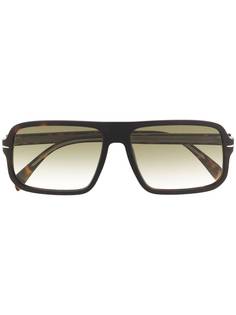DAVID BECKHAM EYEWEAR солнцезащитные очки в квадратной оправе