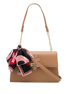 Love Moschino scarf detail shoulder bag