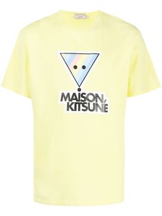 Maison Kitsuné crew neck printed logo T-shirt