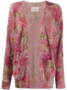 Laneus floral print cardigan