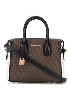 Michael Michael Kors Mercer Small Logo Belted satchel bag