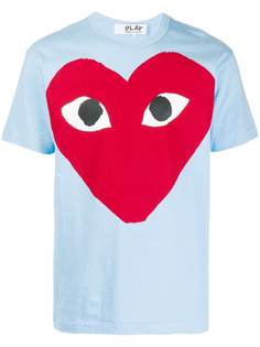 Comme Des Garçons Play футболка с логотипом