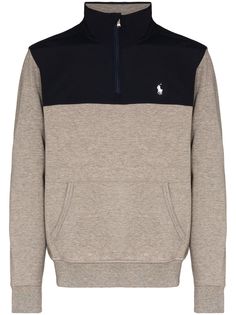 Polo Ralph Lauren Two tone zip-up sweatshirt