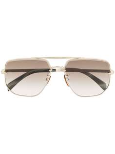 DAVID BECKHAM EYEWEAR солнцезащитные очки в квадратной оправе