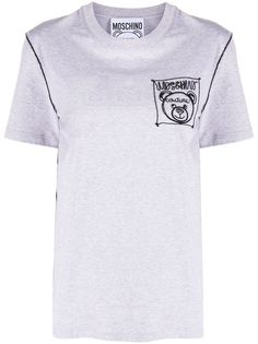 Moschino embroidered logo T-shirt