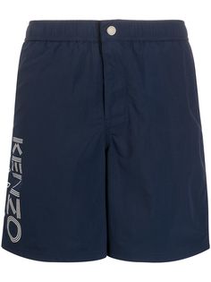 Kenzo плавки-шорты с логотипом
