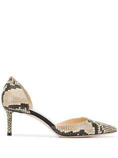 Jimmy Choo туфли-лодочки Esther 60 с тиснением под кожу змеи