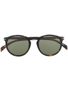 DAVID BECKHAM EYEWEAR солнцезащитные очки в оправе черепаховой расцветки