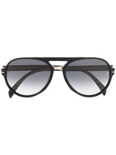 DAVID BECKHAM EYEWEAR очки в круглой оправе