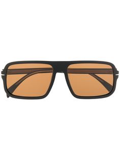 DAVID BECKHAM EYEWEAR солнцезащитные очки в квадратной оправе