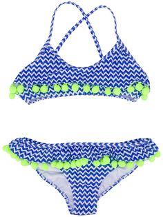 Sunuva zig-zag print bikini set