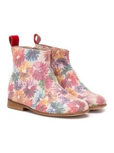 Pèpè floral print ankle boots