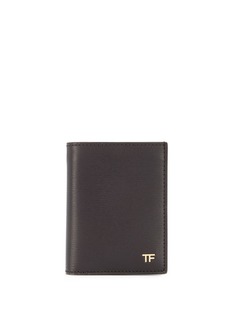 Tom Ford T-line fold leather cardholder