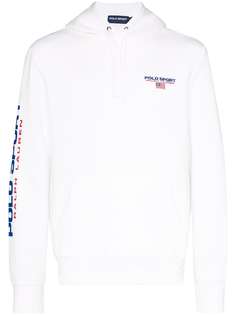 Polo Ralph Lauren logo sport hooded sweatshirt