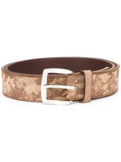Orciani floral-pattern belt