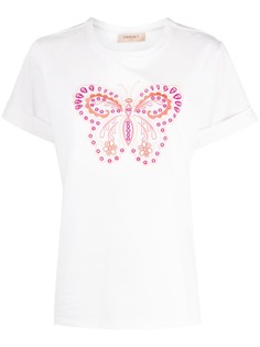 Twin-Set butterfly embroidered T-shirt