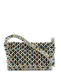 Loeffler Randall Havaianas beaded embellished tote bag