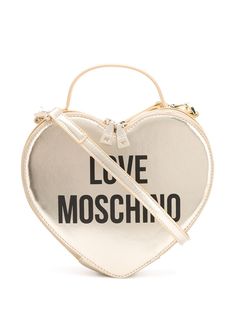 Love Moschino heart shape logo tote