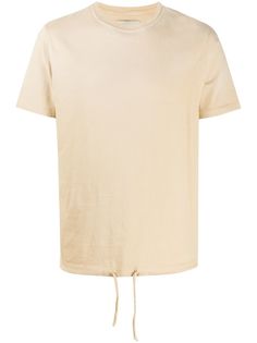 Paura drawstring-hem cotton T-shirt