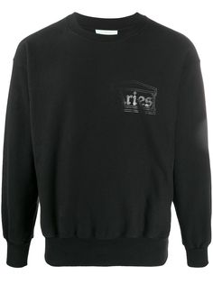 Aries logo print sweatshirt