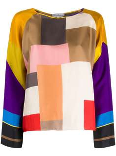 Pierre-Louis Mascia colour block blouse
