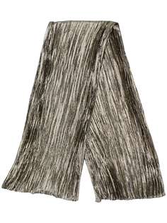 Saint Laurent metallic textured scarf