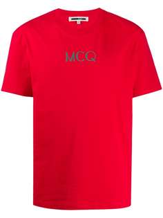 McQ Alexander McQueen crew neck printed logo T-shirt