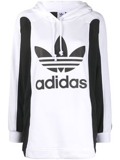 adidas logo print hoodie