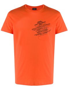 Diesel slogan print T-shirt