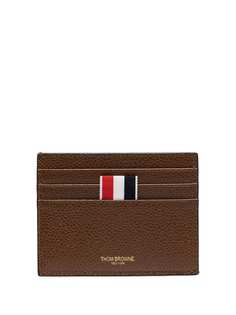 Thom Browne logo patch cardholder