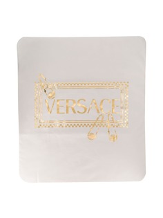 Young Versace logo chain print sleeping bag