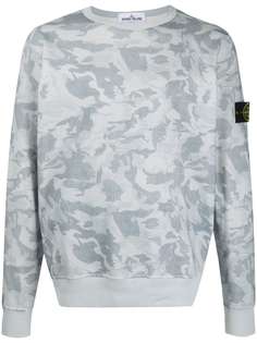 Stone Island толстовка с камуфляжным принтом