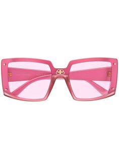 Balenciaga Shield square-frame sunglasses
