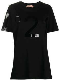 N°21 logo print T-shirt N21