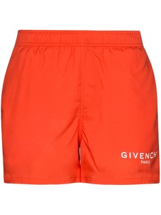 Givenchy logo swimming trunks