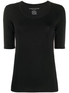 Majestic Filatures scoop neck fitted top