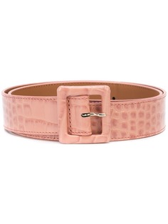 Veronica Beard snakeskin effect belt