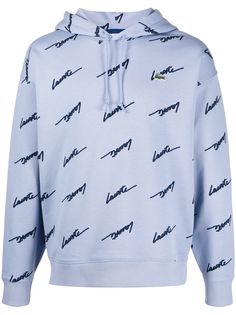 Lacoste logo drawstring hoodie