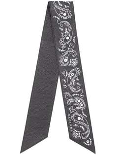 Orciani thin leather scarf