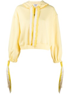 MSGM logo-print drawstring hoodie