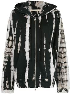 Raquel Allegra oversized abstract print hoodie