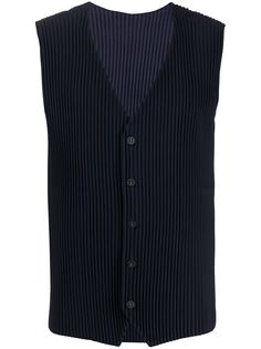 Homme Plissé Issey Miyake pleated waistcoat
