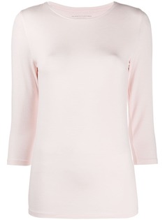 Majestic Filatures crew neck slim-fit top